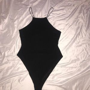 High neck body suit